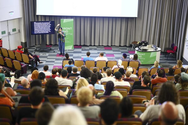 Full stage view of Salma at FEN 2025