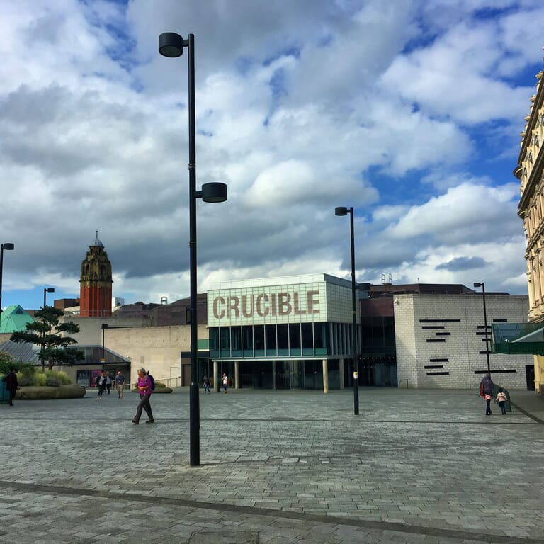 Photograph of the Sheffield Crucible